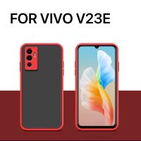 [ส่งจากไทย] Case VIVO V23E เคสโทรศัพท์ vivo V23e  เคสกันกระแทก ปุ่มสีผิวด้าน