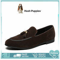 Hush_Puppies รองเท้าผู้ชาย รุ่น สีดำ รองเท้าหนังแท้ รองเท้าทางการ รองเท้าแบบสวม รองเท้าแต่งงาน รองเท้าหนังผู้ชาย