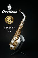 ?? Overtone Alto Saxophone รุ่น  OSA - Snow (สีขาว-ทอง)  พร้อมส่งในไทย รับประกันศูนย์ไทย 1 ปี