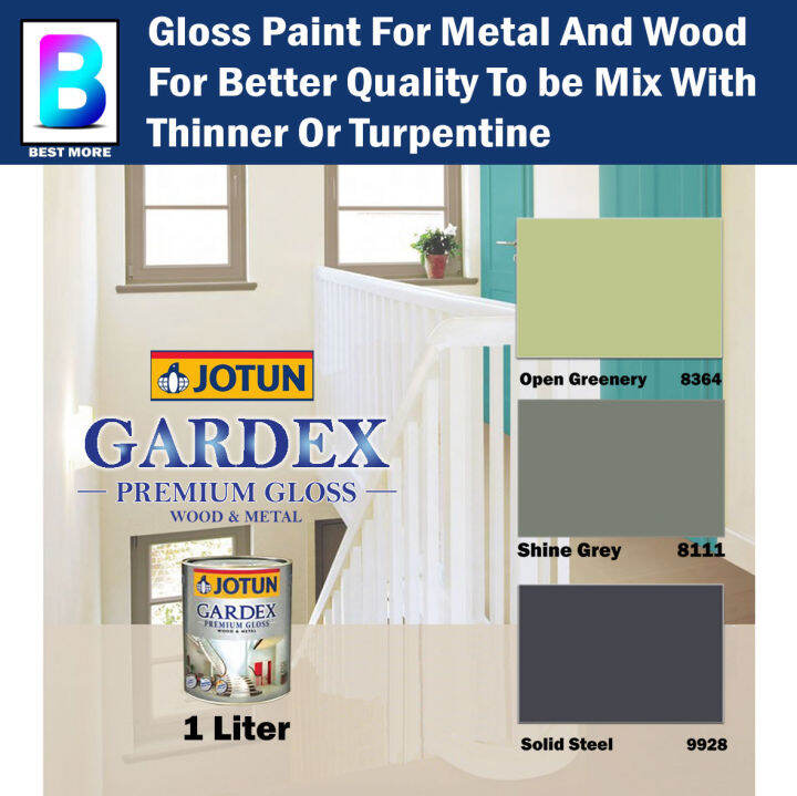 Jotun Paint Gardex Premium Gloss Wood And Metal Liter Open Greenery