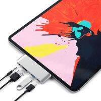 {SHANGLONG}สำหรับ iPad Pro ฮับแท่นวางมือถือ USB C พร้อม4K HDMI เข้ากันได้ USB 3.0 3.5มมแจ็คเสียง Sd/ ตัวอ่านไมโครการ์ด