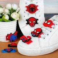 Marvel Spider-man Series Shoelace Buckle Sneakers DIY Charms Cartoon PVC Souvenir Wholesale Available Decoration Kids Party Gift