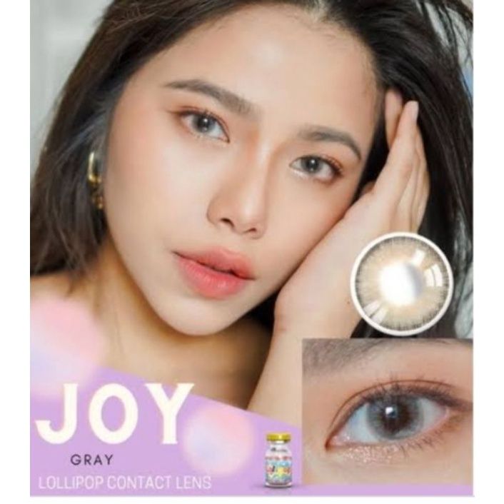 คอนแทคเลนส์lollipopjoygray-brown-a1-ค่าสายตาสอบถามในแชทค่ะ