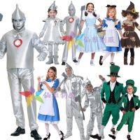 COS Childrens Day Wizard of Oz Costume Lion Tin Woodman Dorothy Scarecrow Irish Witch