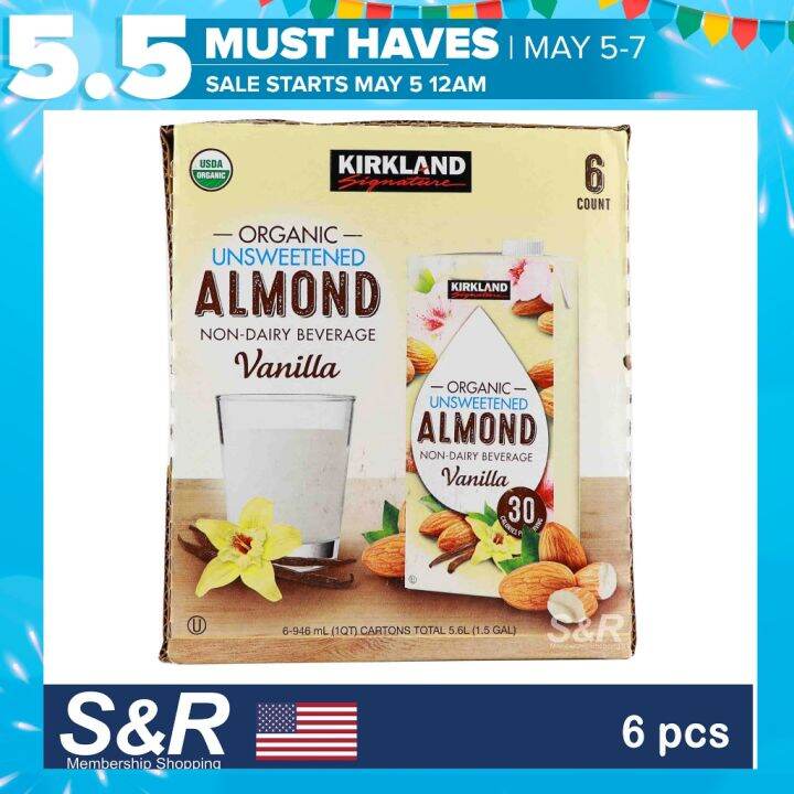 Kirkland Signature Organic Unsweetened Almond NonDairy Beverage
