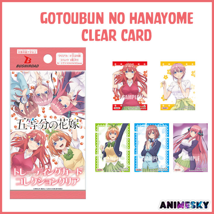 Gotobun no Hanayome The Quintessential Quintuplets.BUSHIROAD Clear