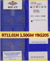 RT11.01N 1.50GM YBG205 u003d 11IR 1.5ISO เม็ดมีดคาร์ไบด์ Zcc.ct ดั้งเดิม 100% การประมวลผล: เหล็กกล้าไร้สนิม