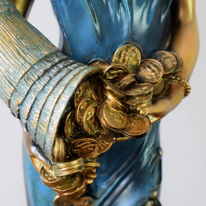 blindfolded-fortuna-statue-ancient-greek-roman-goddess-of-fortune-vintage-blue-luck-sculpture-luck-decorations-for-home