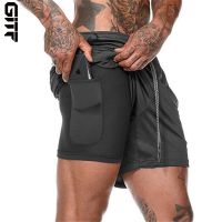 2020 NEW Men 39;s Running Shorts Mens 2 in 1 Sports Male double-deck Quick Drying men Jogging Gym