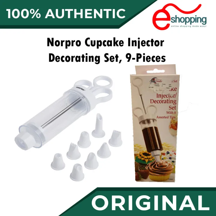 Norpro Cupcake Injector Decorating Set, 9Pieces Lazada PH