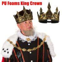 Men King Crown PU Foam 3D Fancy Dress Stage Performance Props For Wedding Prom Birthday Cosplay Halloween Costumes,Random Pattern QC8191601