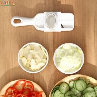 vegetable slicer Household multi-function two-in-one manual slicing and grinding garlic double-sided vegetable cutting kitchen lazy artifact waitime