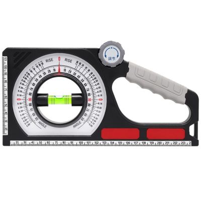 เครื่องมือวัดมุมลาดเอียงความแม่นยำสูงระดับแม่เหล็ก Bule Inclinometer ระดับความลาดชันของไม้โปรแทรคเตอร์หามุม