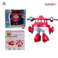 Super Wings  6" Super charge Jett Lights &amp; Sounds ซุปเปอร์วิงส์หุ่นแปลงร่าง เจ็ทท์ ขนาด 6 นิ้ว มีเสียงและไฟ รหัสSW740431