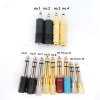 1x 2/3pole 6.5mm 6.35mm male female Jack Plug to 3.5mm male female Audio mono stereo converter Connector for Headphone Amplifier YB1TH