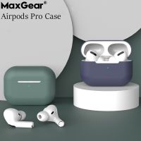 Soft Silicone Earphone Case For Apple Airpods Pro Solid Color Cover Air Pods Luxury 2020 Original Funda Protection Accessories Headphones Accessories