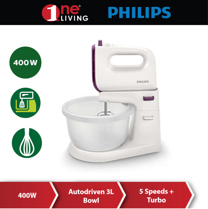 Philips Viva Collection Mixer HR3745 (HR3745/11) Lazada