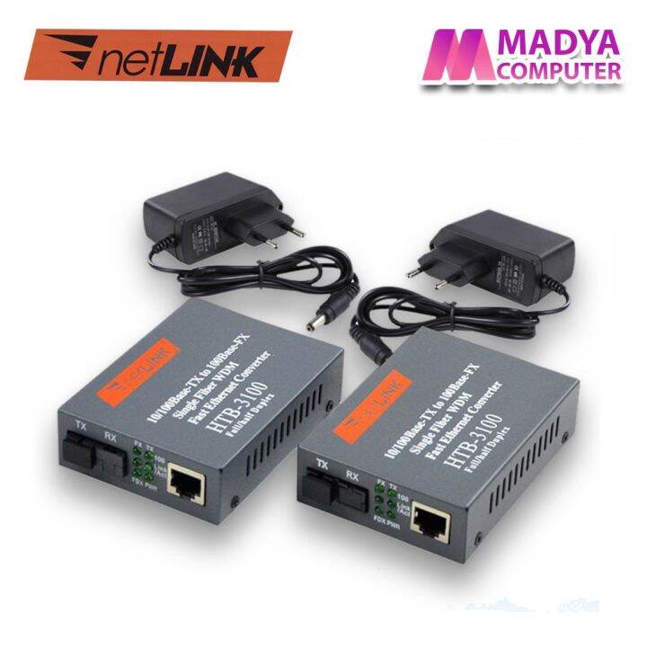 Fiber Optic Device netLINK HTB3100 1 Pasang Lazada Indonesia
