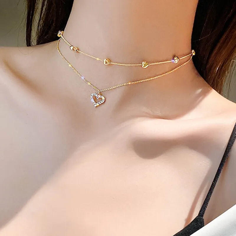 2022 Summer Korean Wave New JHOPE Jin Taeyeon The Same Small Lock Necklace  Clavicle Chain Celebrity Jewelry Couple Gift