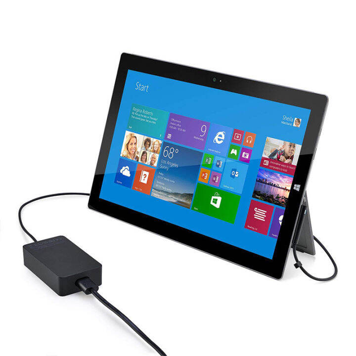 ที่ชาร์จสำลองสำหรับsurface-pro-3-4-5-6-7ตัวแปลงพลังงานพื้นผิวgo-bookอะแดปเตอร์เครื่องชาร์จ