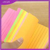 CHIZH 10x15cm สติกเกอร์ความสะดวกสบาย หลอดฟลูออเรสเซนต์ สีสันสดใส บันทึกย่อ สร้างสรรค์และสร้างสรรค์ ดีไอวาย กระดาษเหนียวมีซับใน ออฟฟิศสำหรับทำงาน