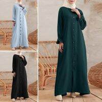 HiGuangGou Abaya-เสื้อคลุมมุสลิม À Manches Longue เท Femmes,Cardigan À Col Rond,เสื้อคลุม Islamique Turque,Vêtements De Dubaeme,เอกสาร Solide,Jilbab