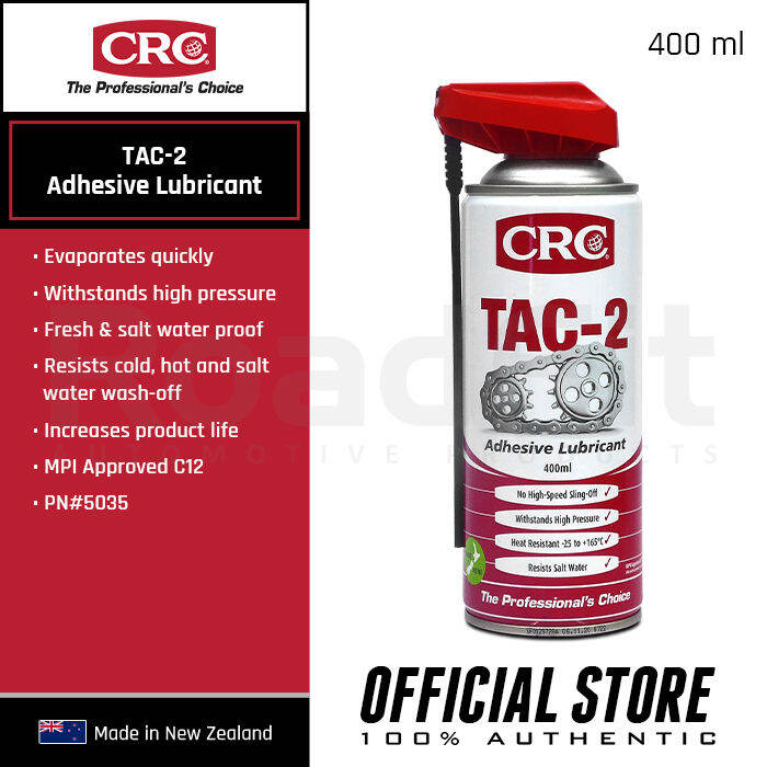 CRC TAC2 Industrial General Purpose Adhesive Lubricant 400ml, 1 Spray