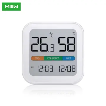 XIAOMI Mi Temperature and Humidity Monitor 2 High Precision Sensor  Bluetooth 4.2 Humidity Display Hygrometer