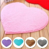 【cw】 40x50Cm Fluffy Non-Slip Mats Coral Fleece Set Shower Bedside Rugs ！