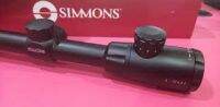 simmons แท้ 4-16x44 มีไฟ ปรับหลา 5-100 เมตร เลนส์hd แจ่มมาก แถมขาจับ+ฝาครอบกล้องครับ+ฟรีระดับน้ำตั้งกล้องฟรีไฟฉายคาดหัว