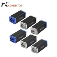 1pc New Arrival LED PowerCon AC Coupler Adapter Extender connector High quality Speakon Panel mount straight adapter