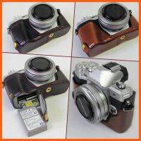 SALE เคส Olympus E-M10III Leather Camera Case for Olympus EM10III ##กล้องถ่ายรูป ถ่ายภาพ ฟิล์ม อุปกรณ์กล้อง สายชาร์จ แท่นชาร์จ Camera Adapter Battery อะไหล่กล้อง เคส