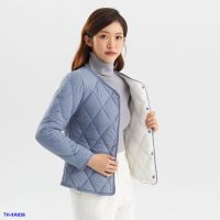 XA036 mothers cotton-padded clothes ladies plus velvet thickened multi-color jacket liner home womens diamond-shaped top 8230