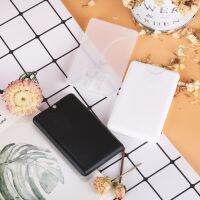 【CW】 20ml Perfume Spray Bottle Card Type Split style PP Container Transparent/White/Black Lotion Sprayer Light Thin Portable Carry