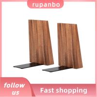 RUPANBO039392692โต๊ะไม้2ชิ้นโต๊ะหนังสือสีไม้15.3X10ซมหนอนหนังสือหนาที่เก็บของในสำนักงาน