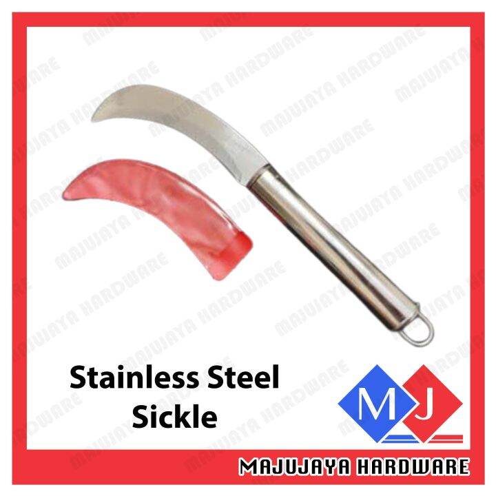 Stainless Steel Sickle Cutting Banana Knife Curved Fruit Kitchen Knife