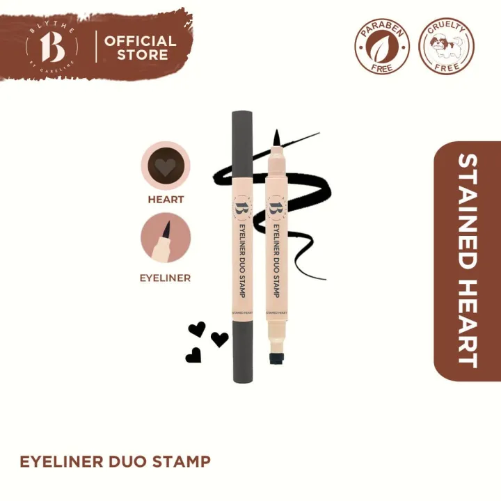 Careline Eyeliner Duo Stamp [Smudgeproof, Waterproof, Longwearing, Winged Eyeliner] Lazada PH