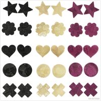 【CW】✾卍  5 pairs/lot women disposable self adhesive nipples protection covers invisible breathable lace breast patch chest petal stickers