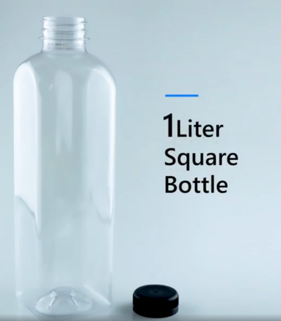 Square Rounded Bottle 10pcs 1 Litter Bottle, Round Bottle, Square Bottle, Long neck Bottle ...