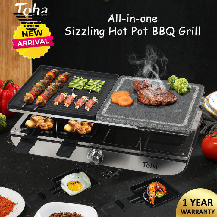 Ar Electric Sizzling Hot Plate Grill Toha All in one bbq grill TF13