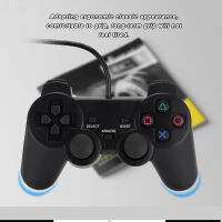 ปุ่มเกมแพดมีสายละเอียดอ่อนที่ถือเกมสำหรับใช้ในบ้านสำหรับเกมแพด PS2