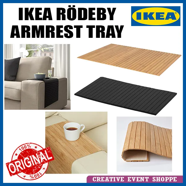 IKEA RODEBY Armrest tray, bamboo Lazada
