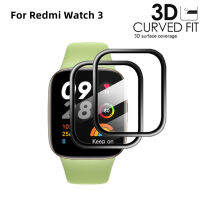 ฟิล์มโค้ง3D สำหรับ Redmi Wacth 3 /Redmi Watch 2 Lite ฟิล์มสมาร์ทวอท์ชกระจกนิ่มฟิล์มกันรอยป้องกันเต็มพื้นที่ของหน้าจอสำหรับนาฬิกา Xiaomi Mi Lite/poco