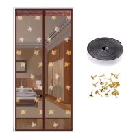 Magnetic Insect Door Breathable Mesh Curtain Fly