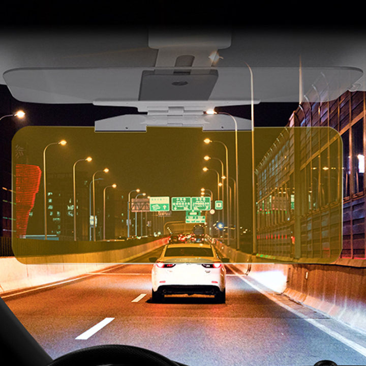 2023-2-in-1ม่านบังแดดรถยนต์-p-olarized-ม่านบังแดดแผ่นวิสัยทัศน์ที่ชัดเจนป้องกันทำให้ตาพร่ารถกลางวันกลางคืนกระจกปรับกระจกรถ-acc
