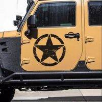 50Cm Big Stickers On Cars Army Star Distressed Decal For Jeep Sticker Large Vinyl Military Hood Graphic Body Fits Most Vehicles