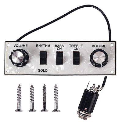 Prewired Width Control Plate Loaded Switch Wiring Harness Guitar Circuit Board Stringed Instruments Accessories