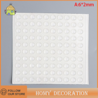 Shao 100pcs self adhesive Soft CLEAR Anti SLIP bumper ซิลิโคนยางรองเท้า