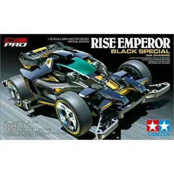  Tamiya 18643 Mini 4WD Rise-Emperor (MA Chassis) 1/32 : Toys &  Games