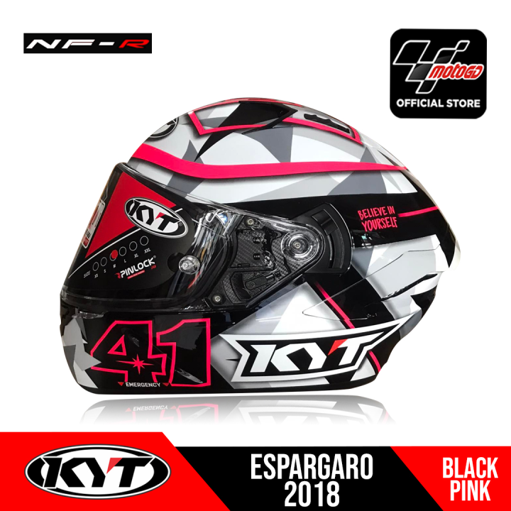 Kyt Nfr Espargaro Fullface Dual Visor Helmet Lazada Ph